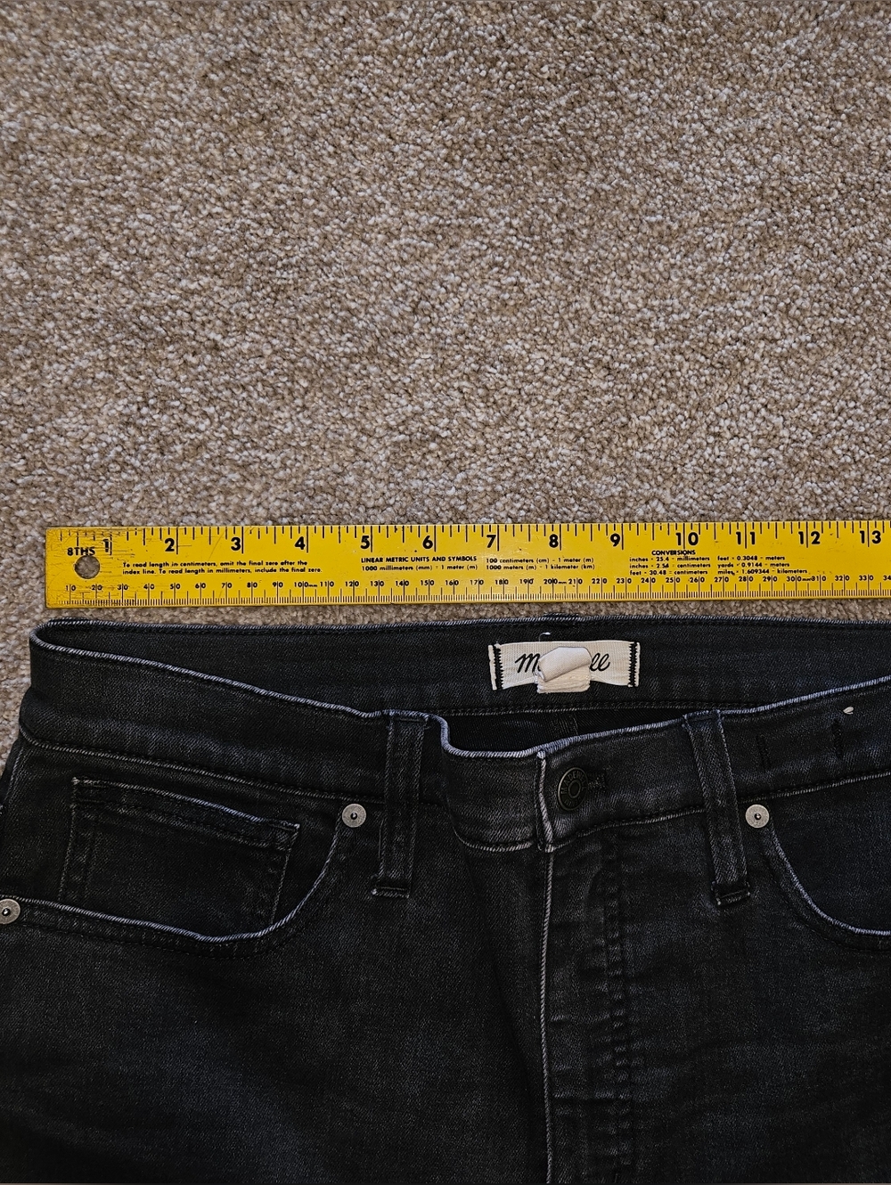 Madewell Black Highrise Skinny Jeans - Picture 5 of 10